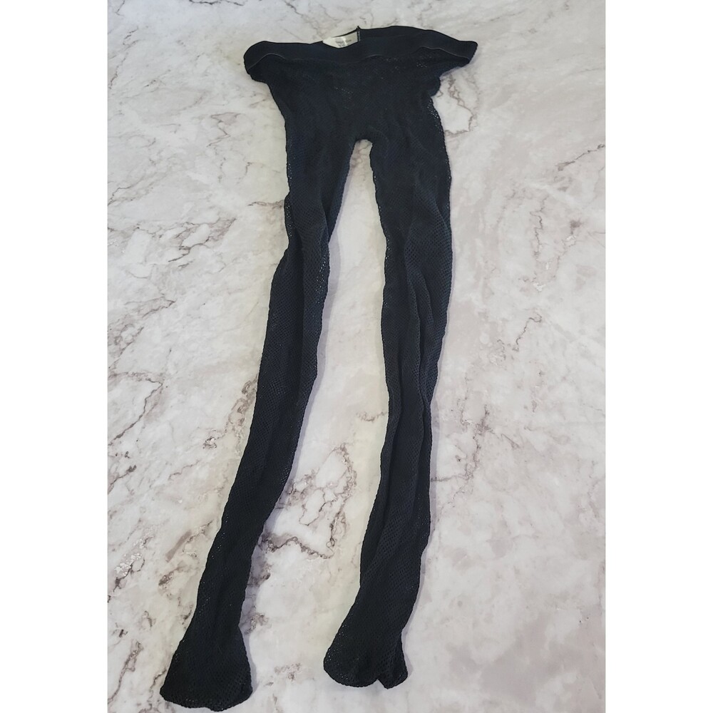 SimplyVera Vera Wang preworn black fishnet stockings Size 1